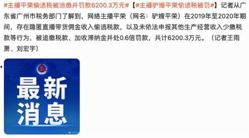 网红逃税的影响有哪些,揭秘其对社会及行业的影响